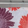 Штора для ванной Bursting красная фото 3